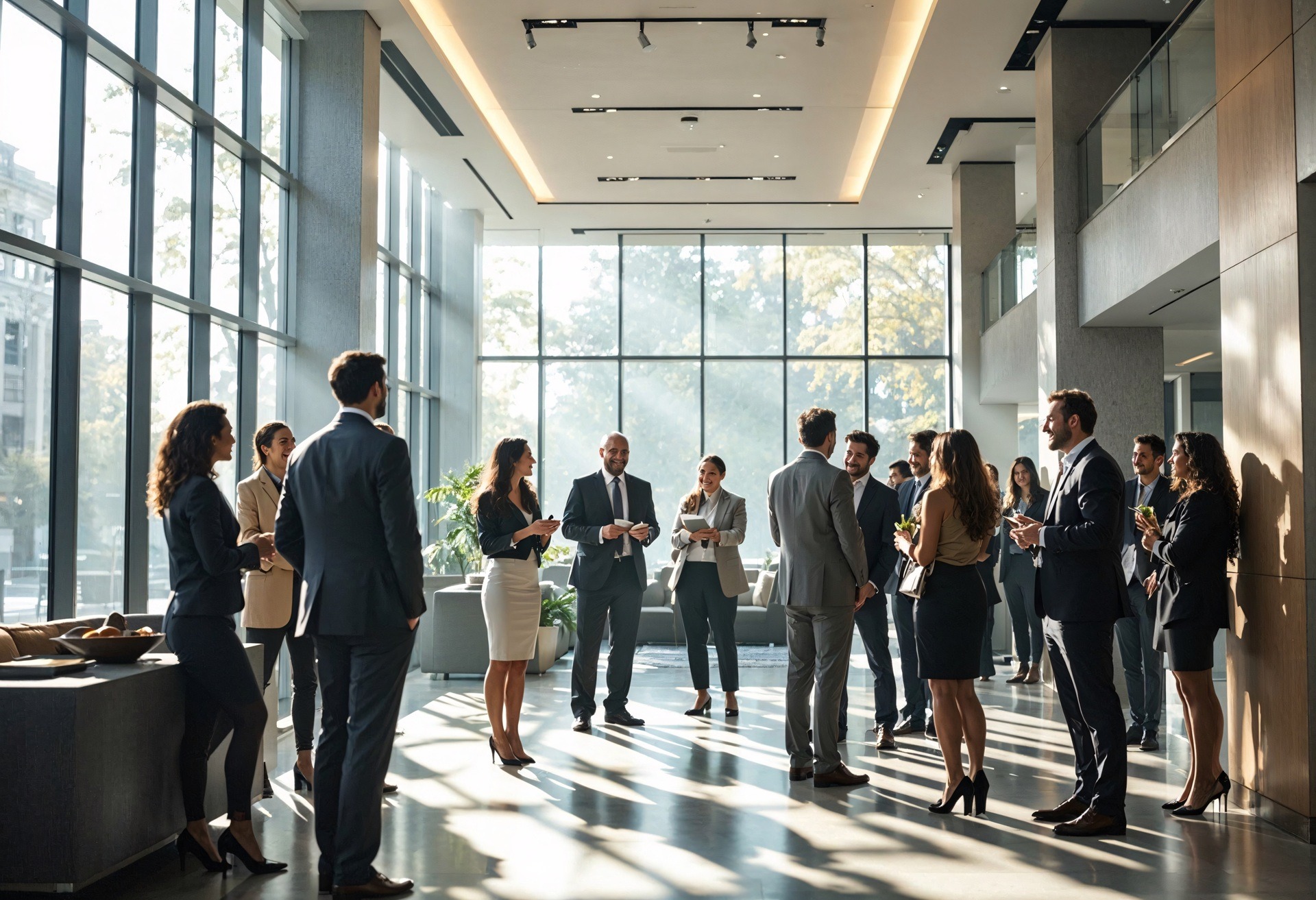 Networking-Event in Tagungsräume Düsseldorf mit Businessgästen